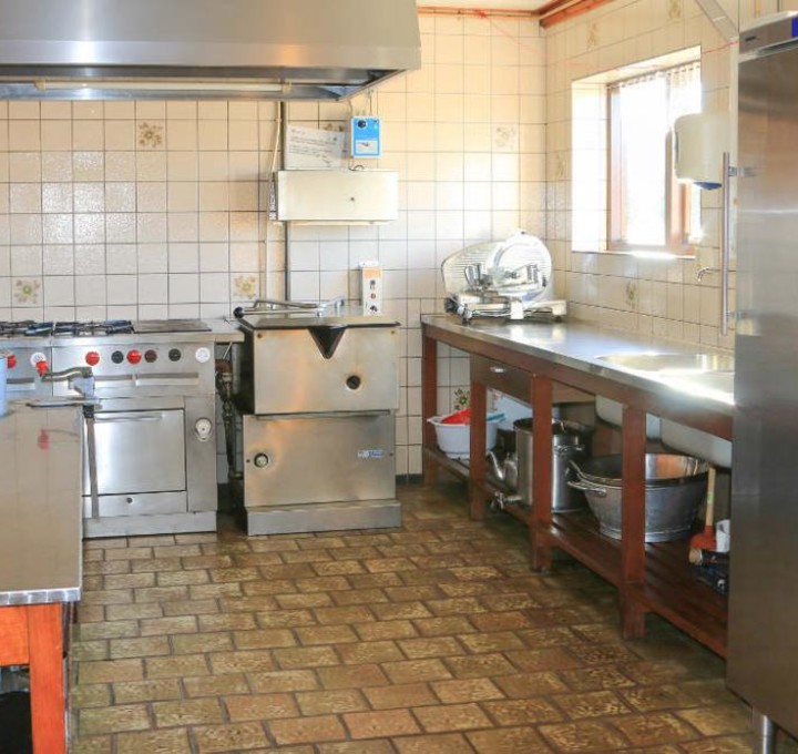 Kampeerhuis de Vallei keuken