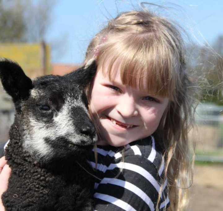 Groepsaccommodatie 't Noorderlicht kind met lammetje